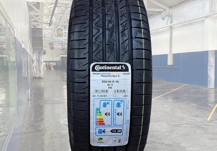 essa imagem se refere Pneu 205/55R16 Continental Powercontact2 91V