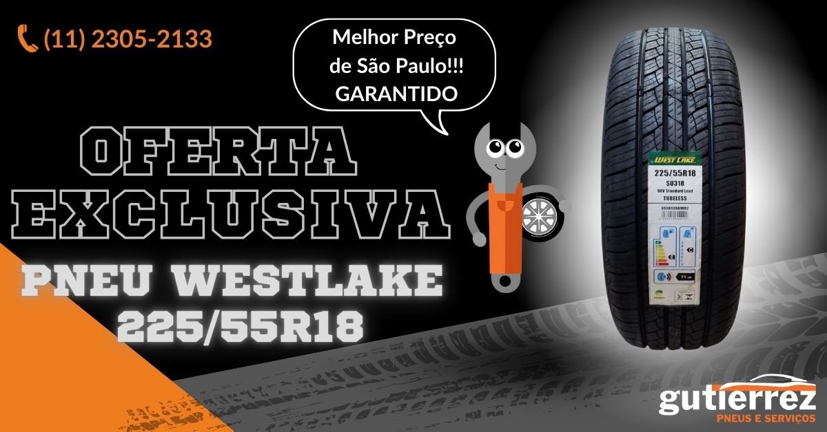 Pneu 225/55R18 Westlake SU318 98V – Gutierrez Pneus